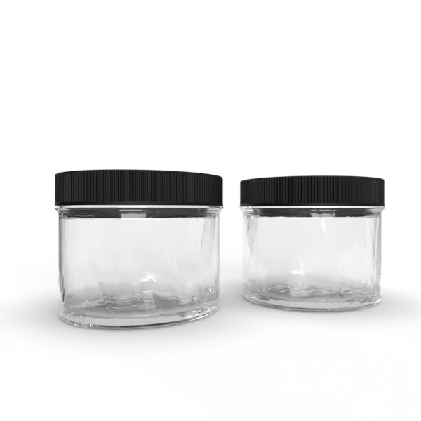 3 oz Clear Plastic Jar Mylar Legends